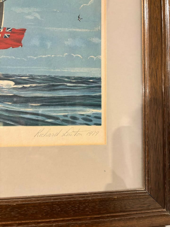 Vintage Lithograph By Richard Linton7