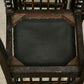 6 x Ebonised Oak Dining Chairs with Drop in Seats