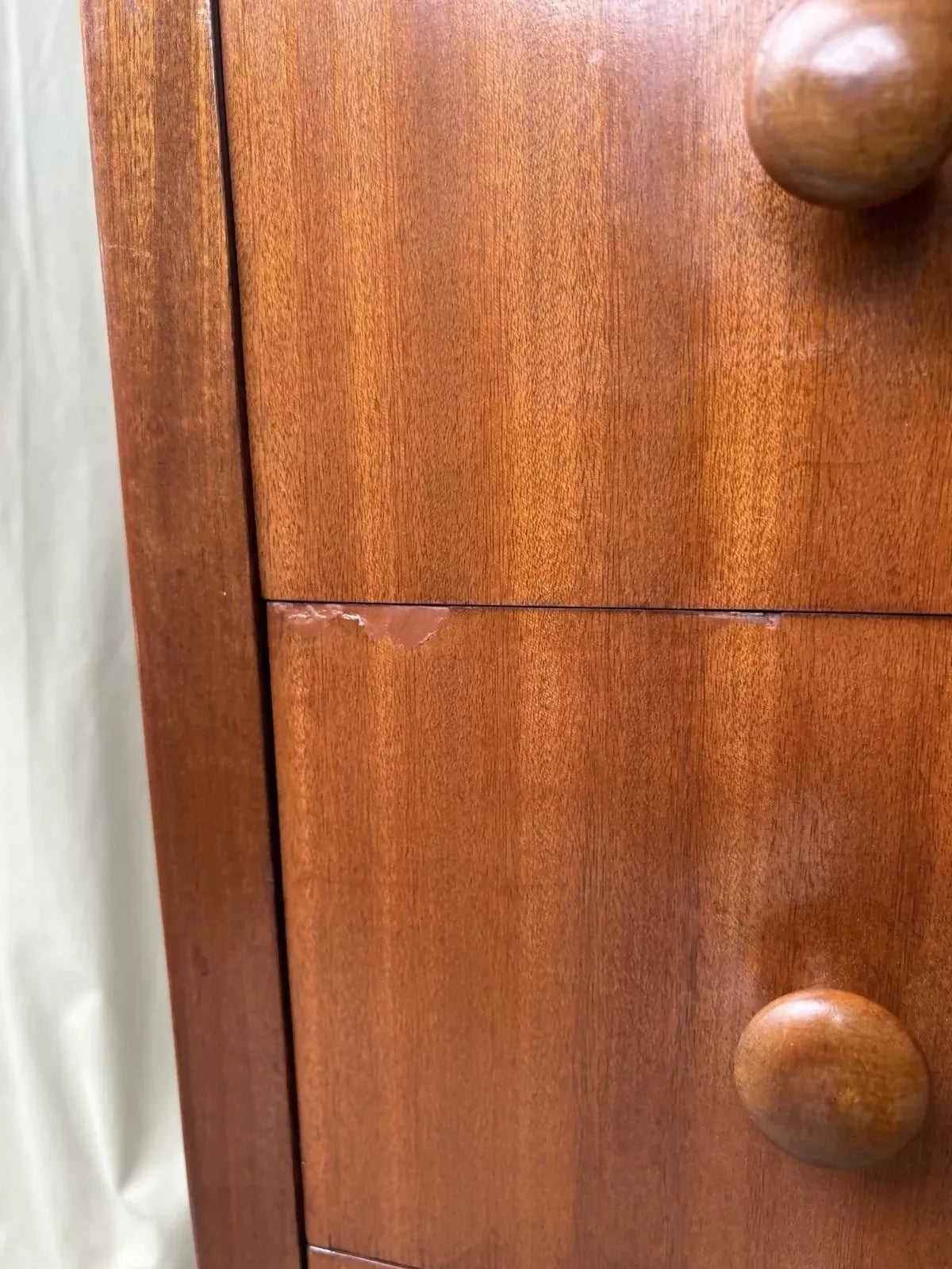 Tall Vintage Mid Century Chest Of Drawers Tallboy Retro Scandi Danish R1200