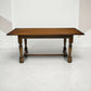 Old Charm Exeter Solid Oak Dining Table Light Oak VGC Seats 8 FREE UK Delivery