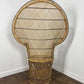 Vintage Woven Peacock Chair