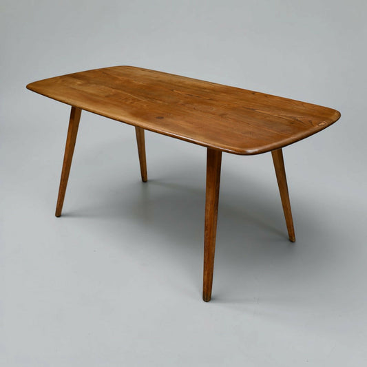 Ercol Plank Dining Table Seats 6 Vintage 5ft Long Light Finish FREE UK Delivery*
