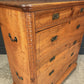 19th Century Camphor Wood Military Campaign Secretaire Chest