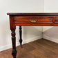 Edwardian Red Walnut Ladies Writing Table