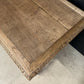 French Bleached Oak Carved Writing Desk