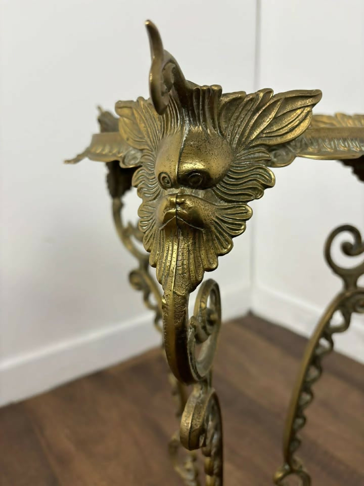 Ornate Brass Plant Stand / Jardinière Stand