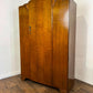 Vintage Badged Lebus Oak Double Wardrobe