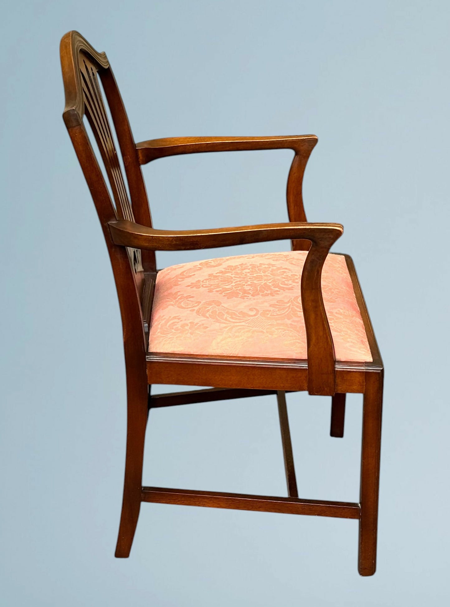 Mahogany Hepplewhite Style Armchair - Desk Chair