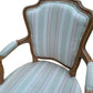 Louis XVI style vintage carved arm chairs