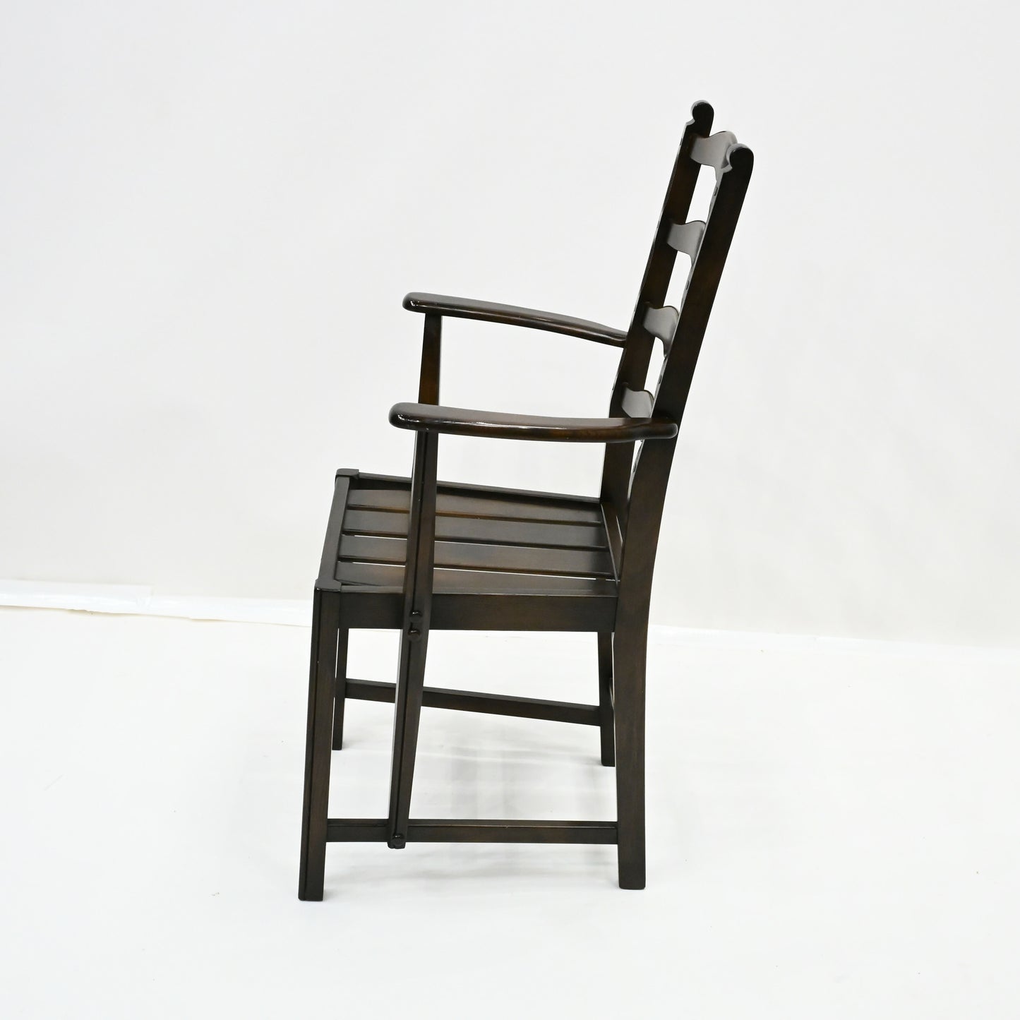 4 Ercol Dining Chairs Model 715(A) Ladder Back Inc 2 Carvers FREE UK Delivery*. SBR10001/2301E