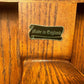 Wood Bros Old Charm Light Oak Wine Table 2428