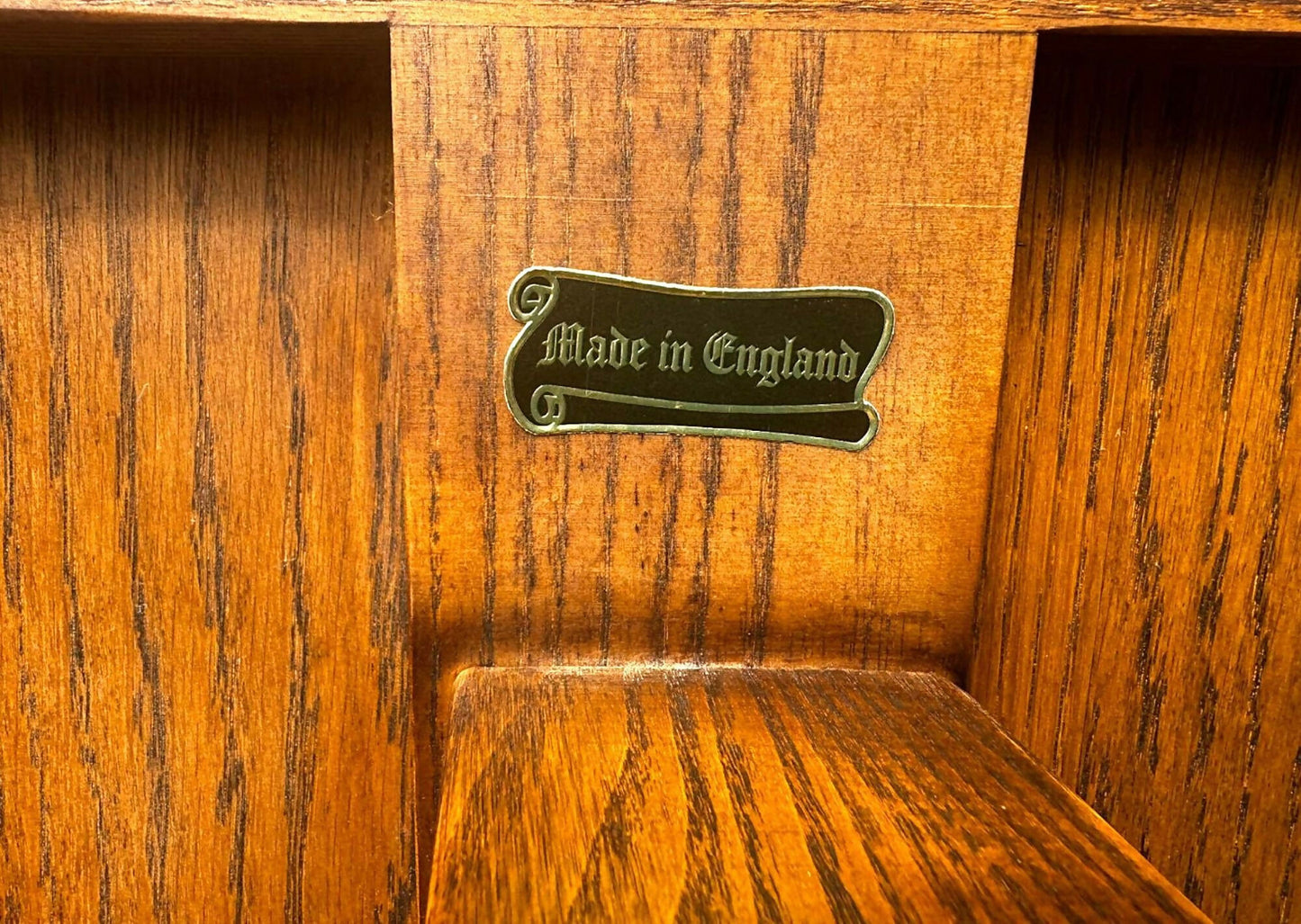 Wood Bros Old Charm Light Oak Wine Table 2428