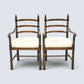 6 Dining Chairs by Youngers Upholstered Seats Incudes 2 Carvers FREE UK Delivery