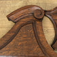 Pediment Antique French Style Oak Hand Carved Decorative Crest LOT 6172