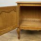 Pair of Bedside Tables Vintage French Louis Oak Nightstands Cabinets LOT 6295