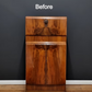 "Kikko" Art Deco Cocktail Cabinet, Vintage 1950s Drinks Cabinet