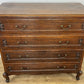 Chest of Drawers Vintage French Louis Oak 4 Drawers Carved Cabinet LOT 6527