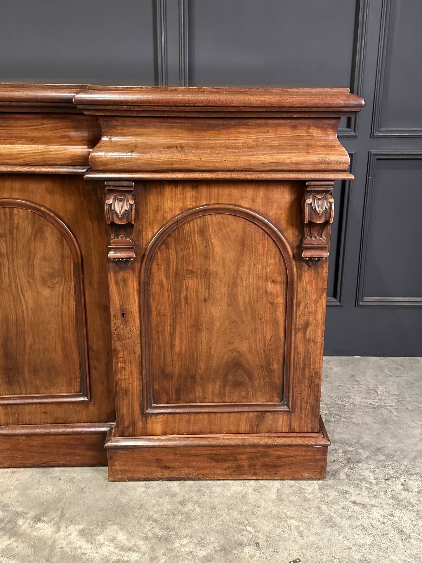 Large Vintage Victorian Mahogany Sideboard