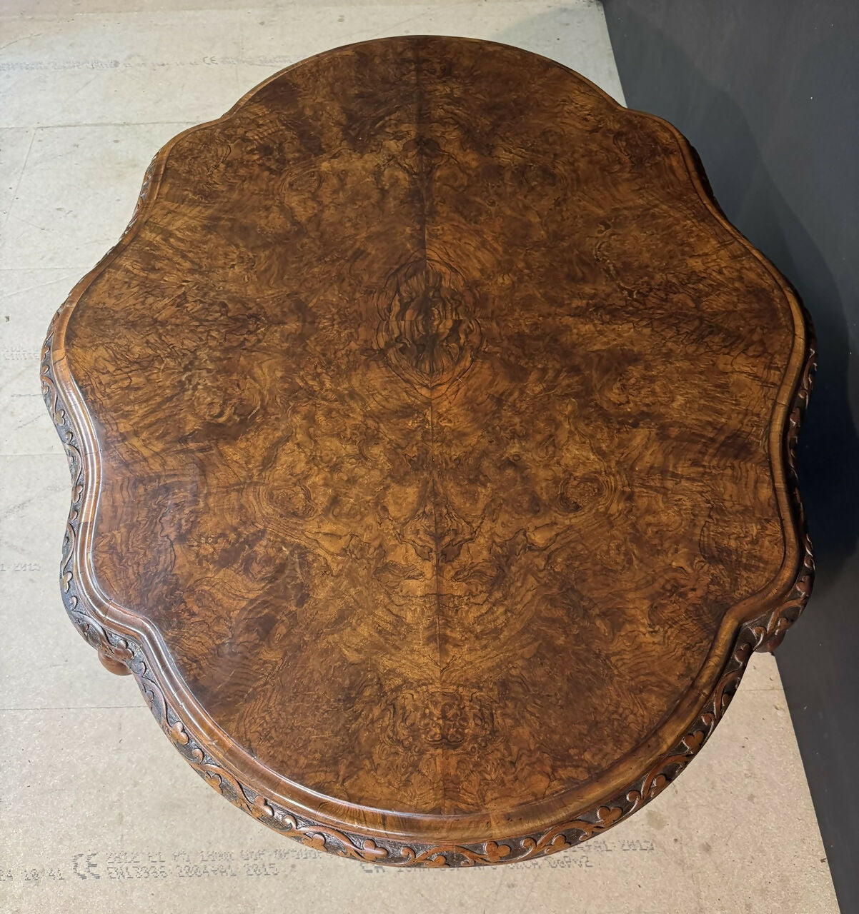Fine Burr Walnut Centre Table