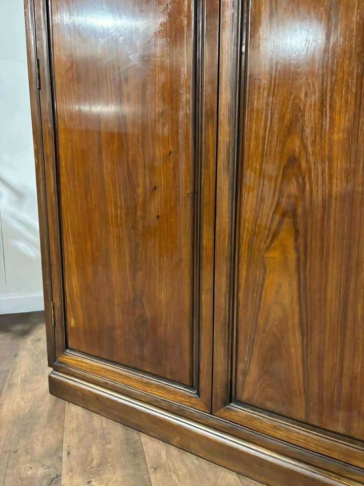Oriental Style Two Door Mahogany Wardrobe