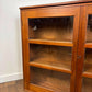 Mid-Century Glazed Teak Bookcase Cabinet