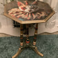 Clown cat occasional portrait table
