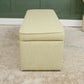 Green Upholstered Ottoman Bench Blanket Box By Sofa.com