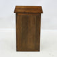 Vintage Oak bedside Cabinet 2 Shelves 62cm Tall Painted Inside FREE UK Delivery. SBR11096/2710E