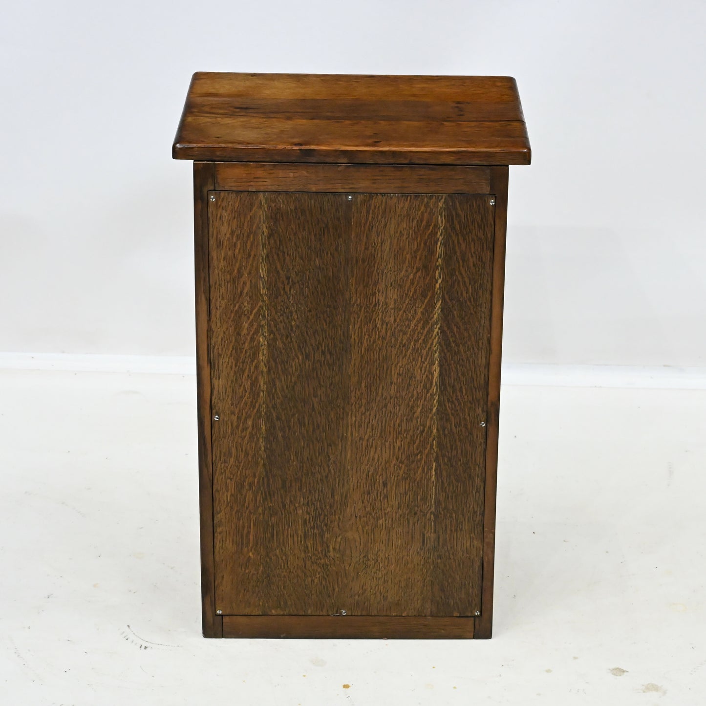 Vintage Oak bedside Cabinet 2 Shelves 62cm Tall Painted Inside FREE UK Delivery. SBR11096/2710E