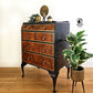 Tall Art Deco Walnut Chest of Drawers