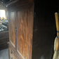 Large Gothic Linen Cabinet Cupboard