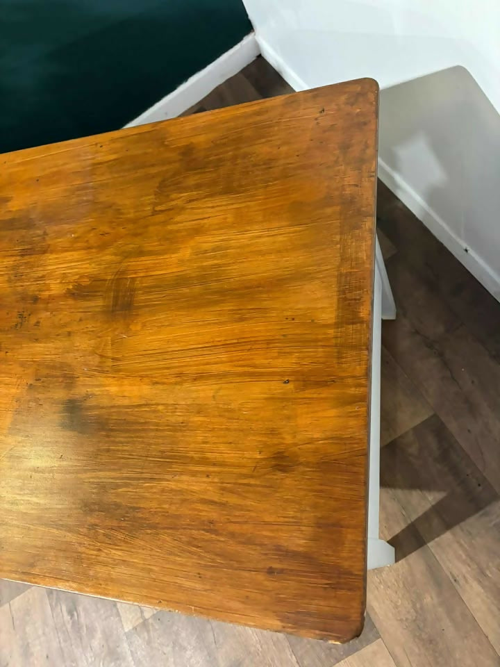 Painted Vintage Teachers Desk78