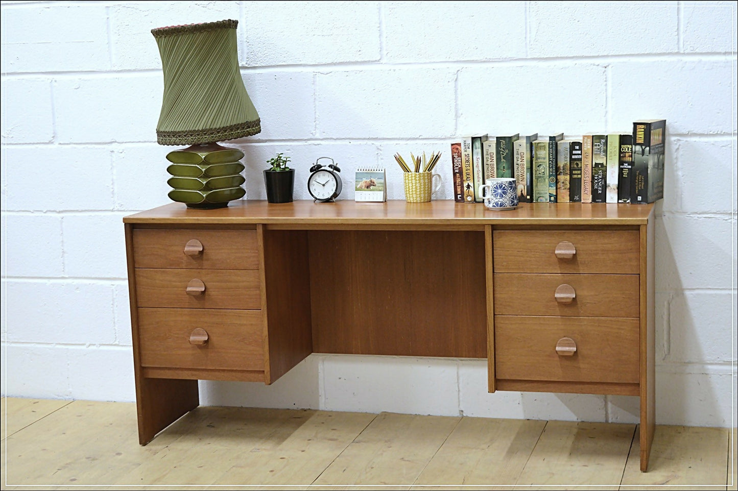 Vintage Desk Stag Teak Mid Century Danish Design DELIVERY
