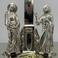 Crucifix Vintage French Style Metal Ornate Religious Figure LOT 6420