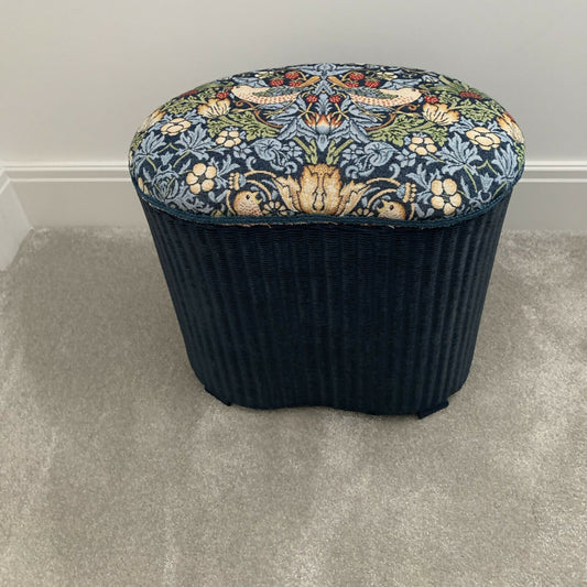 dark blue kidney shaped small