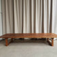 Vintage Mid Century Danish Pine Slatted Bench Seat Coffee Table Scandi Retro R477