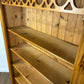 Contemporary Style Large Pine Open Bookcase