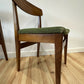 Danish Teak Dining Chairs by Korup Stolefabrik 1960s Mid Century Modern Set of 4 Chairs