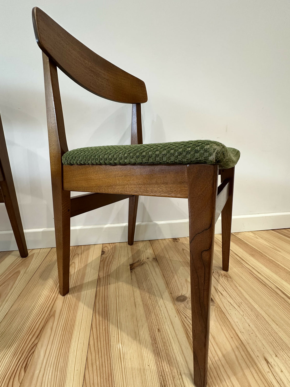 Danish Teak Dining Chairs by Korup Stolefabrik 1960s Mid Century Modern Set of 4 Chairs