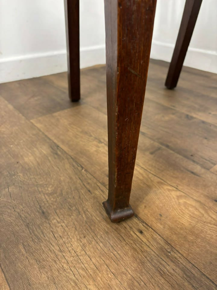 Edwardian Oak Art Nouveau Style Armchair
