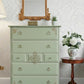 Stag Minstrel Pale Green Chest of drawers