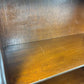 Vintage Mahogany Four Shelf Waterfall Bookcase