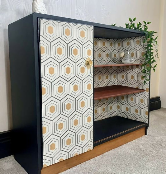 SOLD Vintage Retro 1955 Castle Furniture bookcase/sideboard