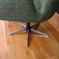 1970s Hungarian Mid Century Swivel Armchair – newly Reupholstered