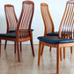 Mid century retro Danish dining chairs by Schou Andersen
