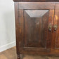 Vintage Rustic Oak Two Door Cabinet