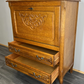 Cabinet Vintage French Louis XIV Style Drop Front Cupboard Sideboard LOT 2646