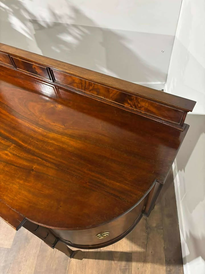Regency Style Mahogany Galleried Sideboard