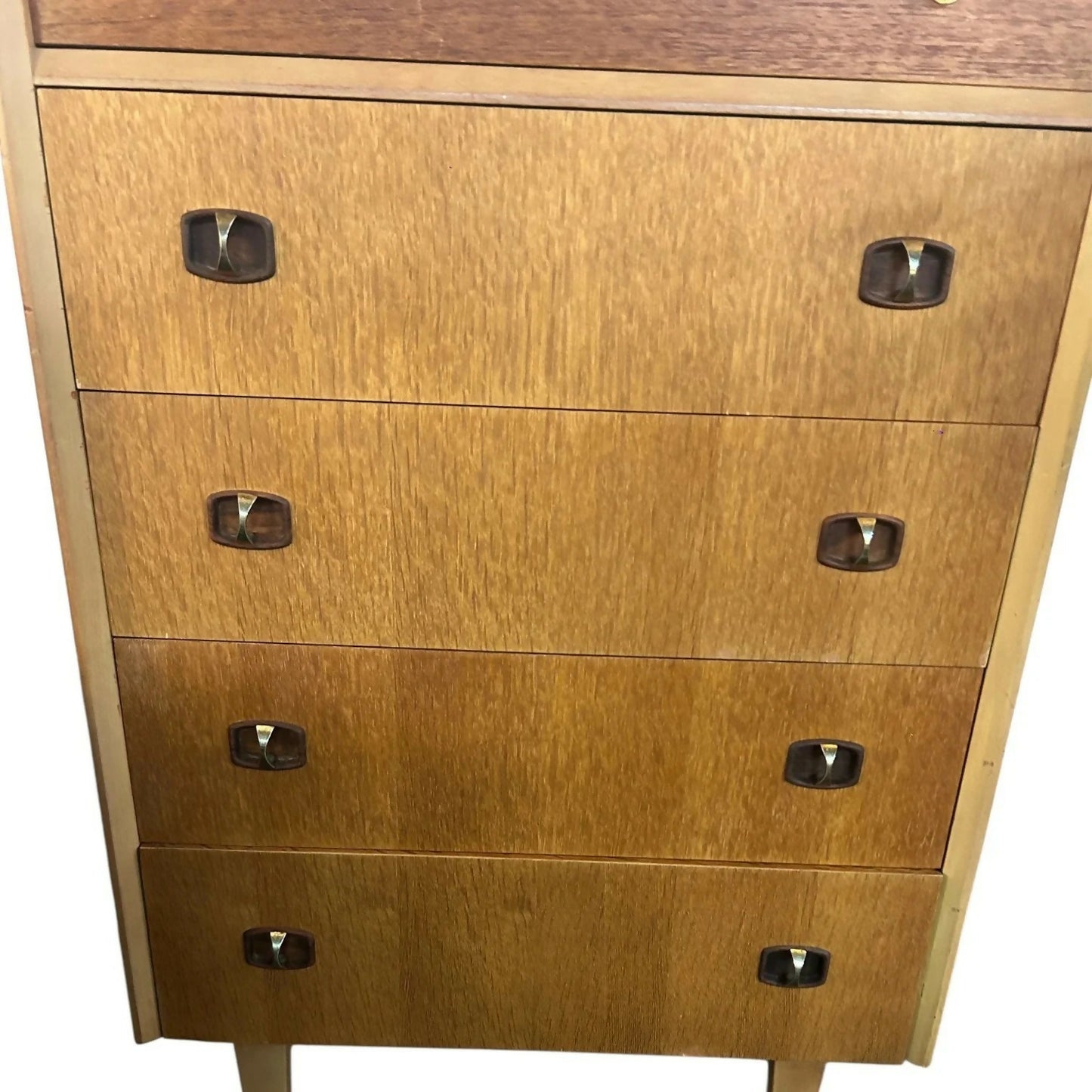 Mid-Century Limelight Tallboy Chest of Drawers – 1960s Vintage