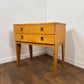 Vintage Golden Oak Two Drawer Chest